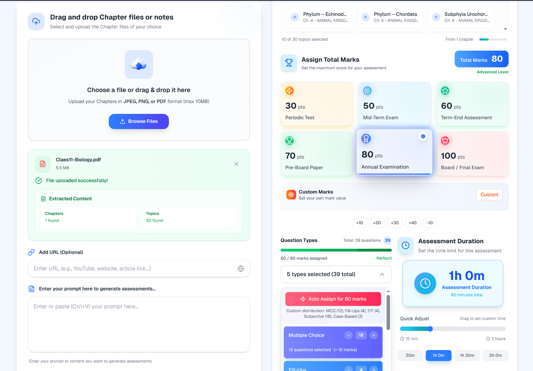 Assessment Generation
